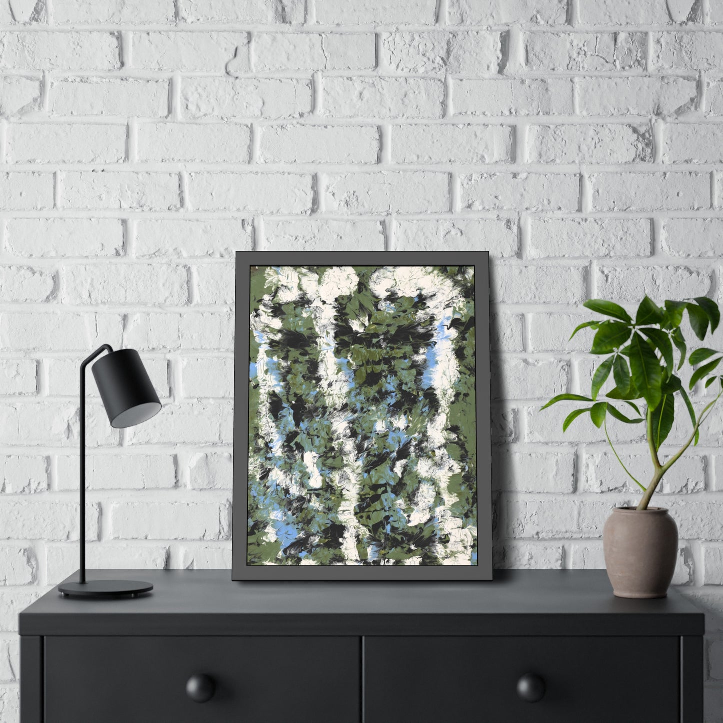 Emerald Twilight Framed Paper Posters